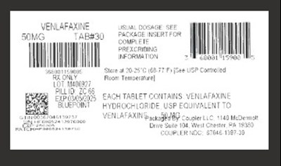 Label (Venlafaxine 50mg Tab)